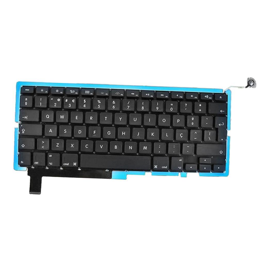Hình ảnh Computer Desktop Keyboard Black Portuguese Fits for   Pro A1286