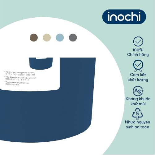 Sọt rác Inochi - Hiro 15L màu Be sữa/Ghi sữa/Xanh nhạt/Nâu café
