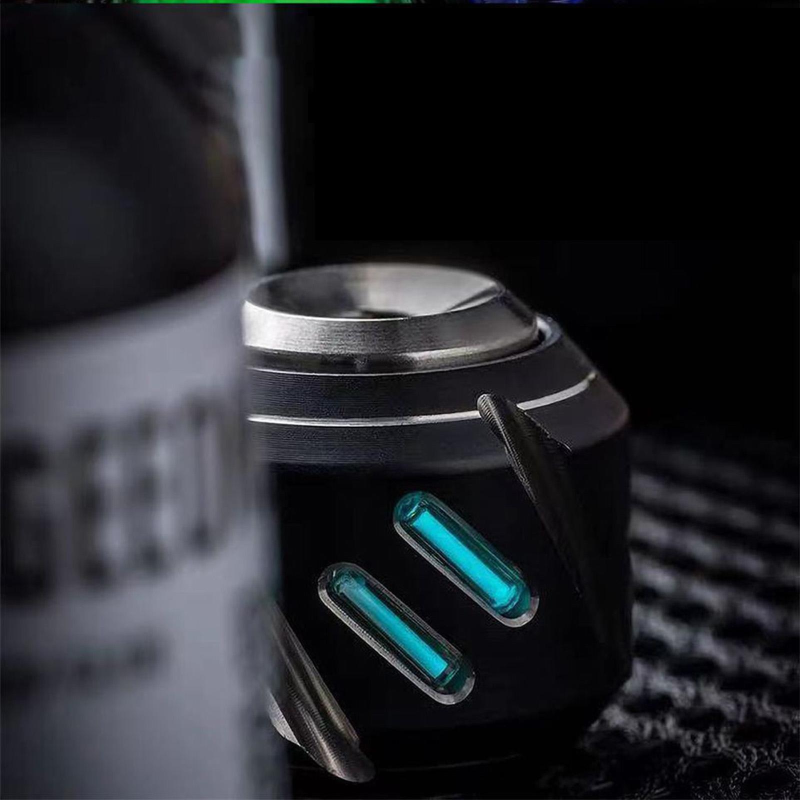 3 Pieces 1.5x6mm Glass Luminous Tube, Not Tube ,Emergency Lights ,Self Luminous Light Tube ,Rare Earth Luminous Stick for Outdoor Accessories