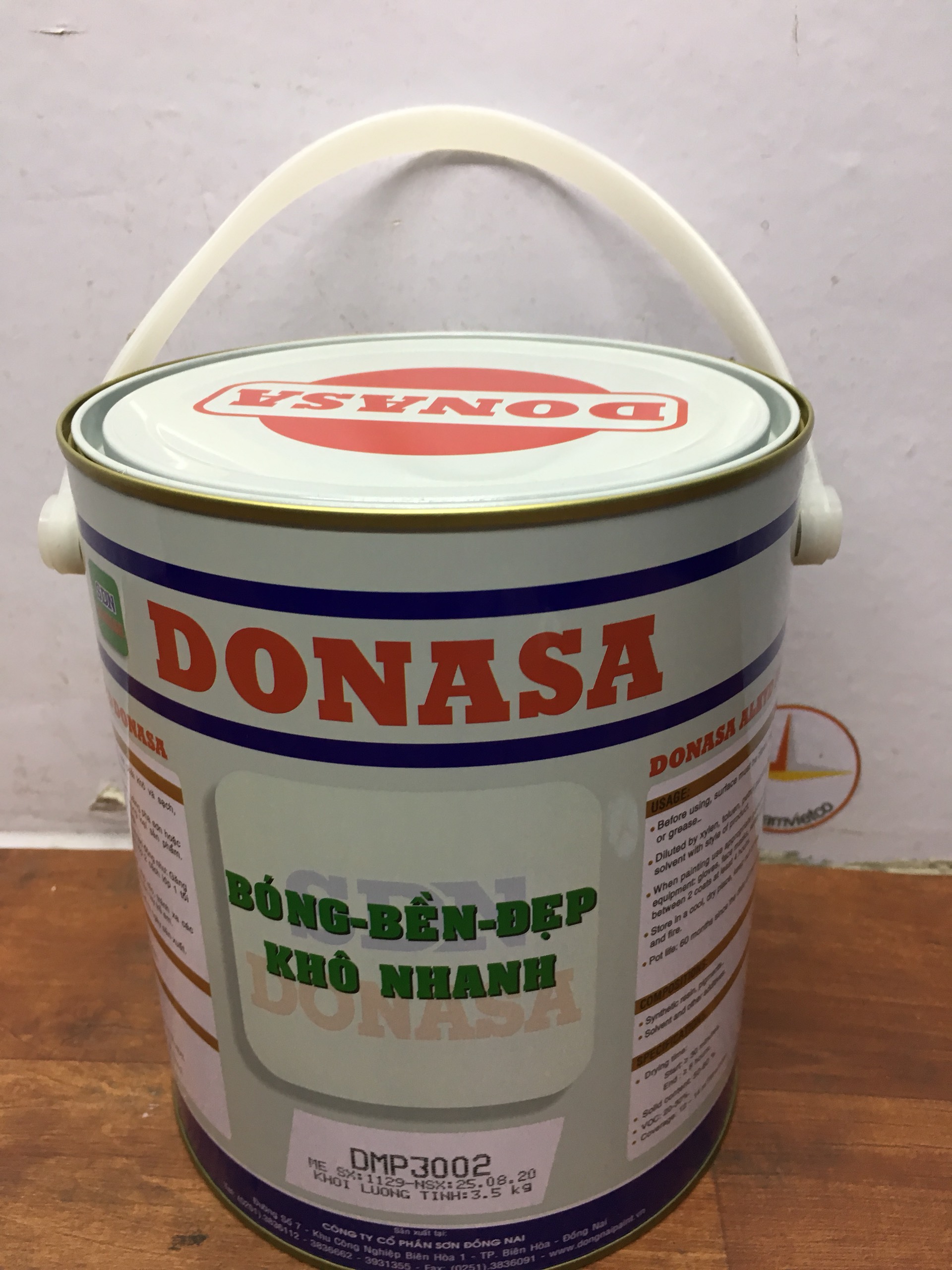 Sơn lót chống rỉ Donasa màu xám DMP 3002 3.5 Kg