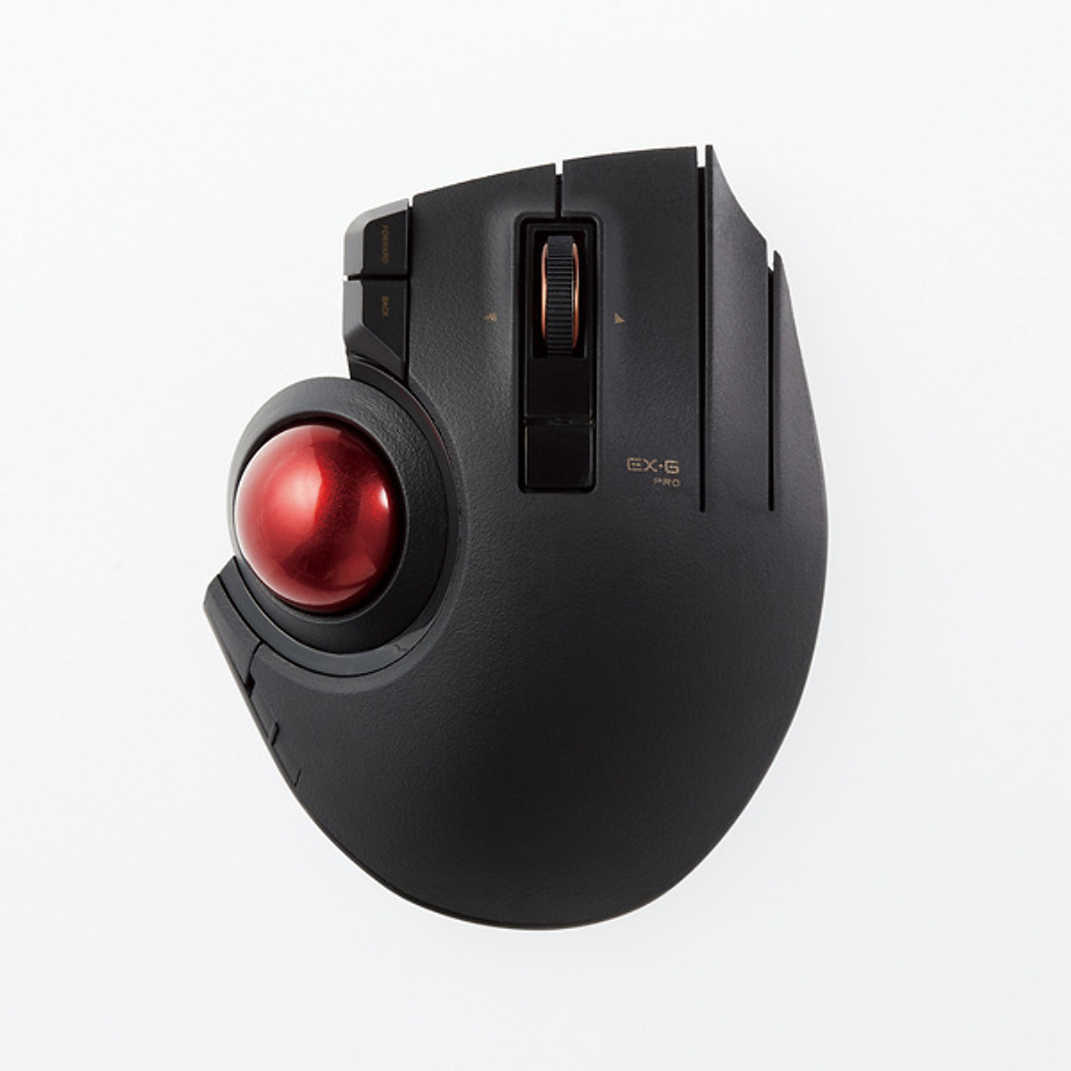 Chuột Trackball bi đỏ không dây, kết nối 3 phương thức ELECOM M-XPT1MRBK - Hàng chính hãng