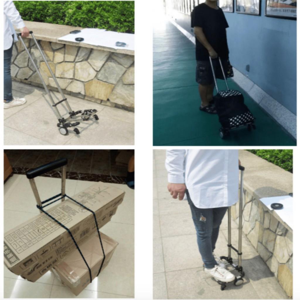 Xe kéo hàng đẩy hàng gấp gọn đa năng
