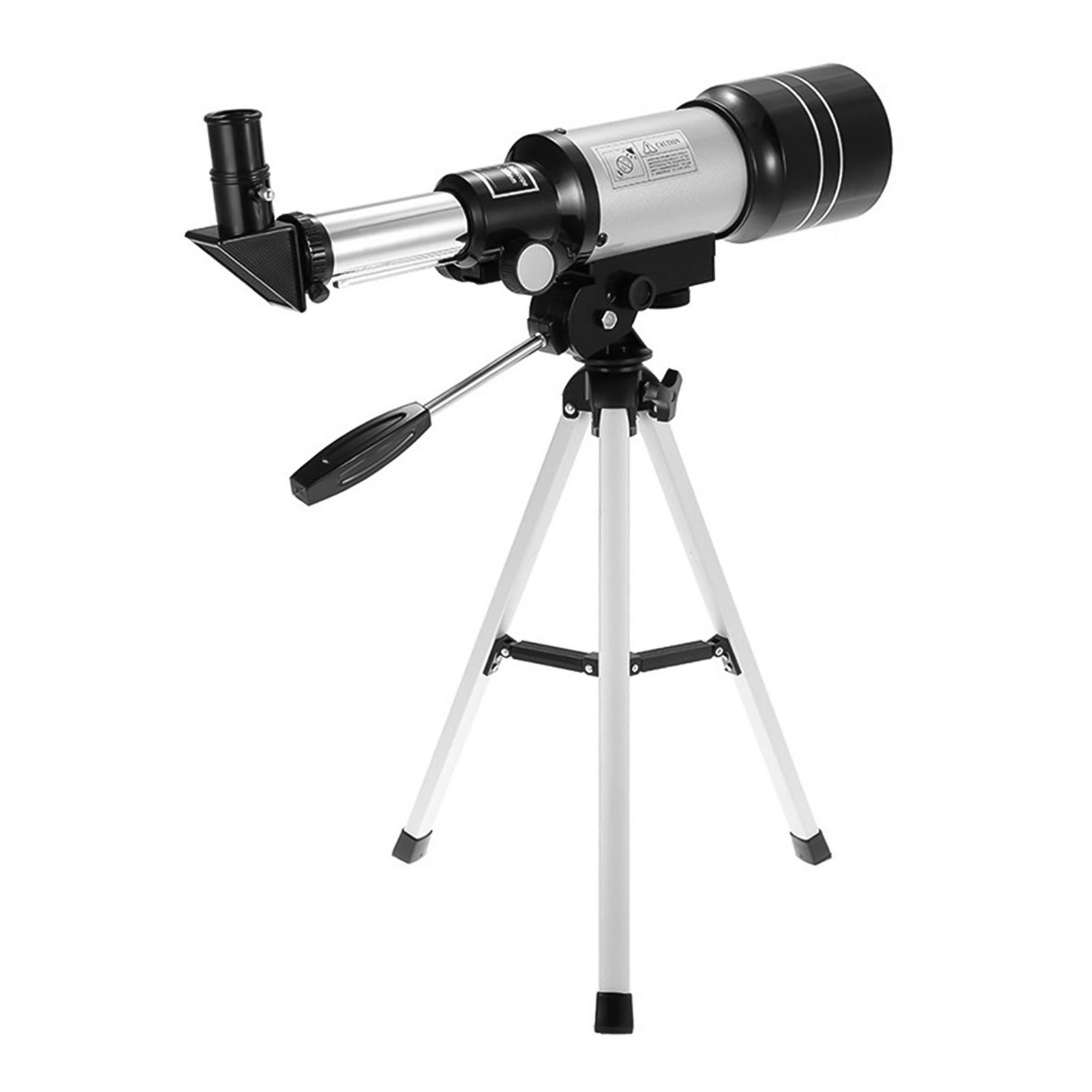 15X-150X 70mm Large Aperture Refracting Astronomic Monocular Telescope with Tripod Eyepiece Moon Filter