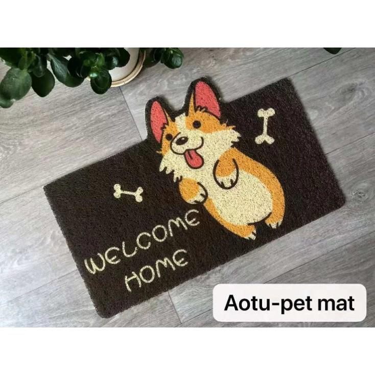 Thảm Nhựa PVC Hình Thú 40*60cm