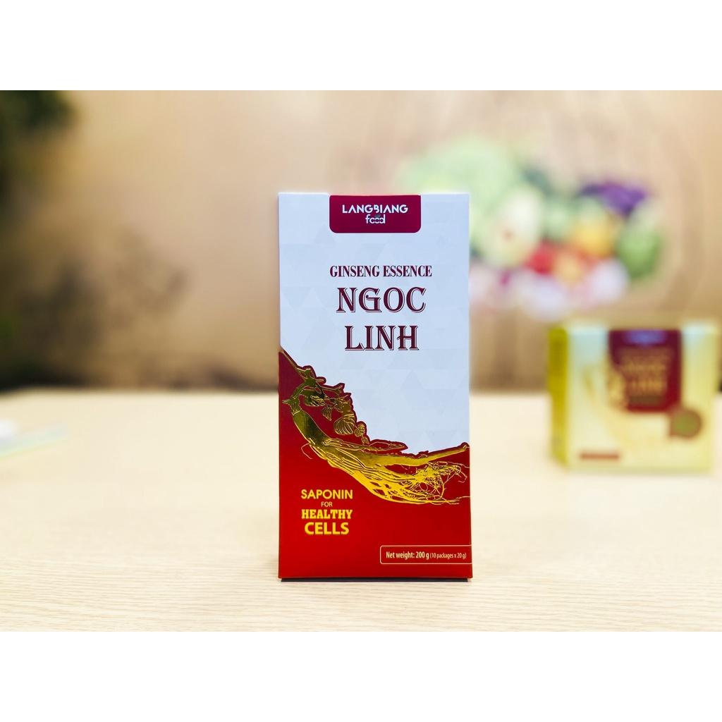 Hộp nước cốt Sâm dây Ngọc Linh Langbiang Food, 20ml x 10 gói, hộp