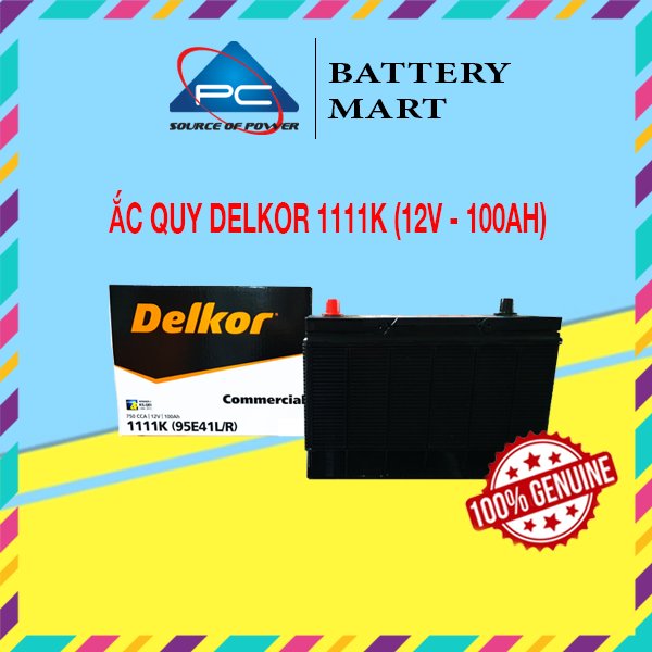 Ắc Quy Delkor 1111K (12V - 100Ah)