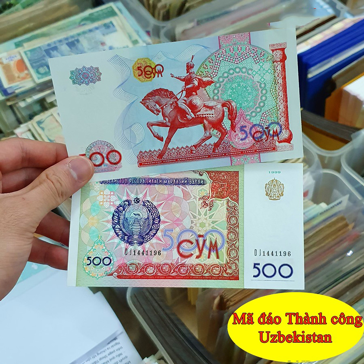 Combo 10 Tờ Ngựa mã đáo thành công của Uzberkistan làm phong thủy may mắn hút tài lộc