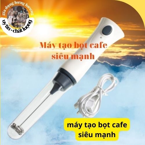 Máy Đánh Trứng, Tạo Bọt Sữa,Cafe, Cầm Tay Sạc Điện Tiện Ích