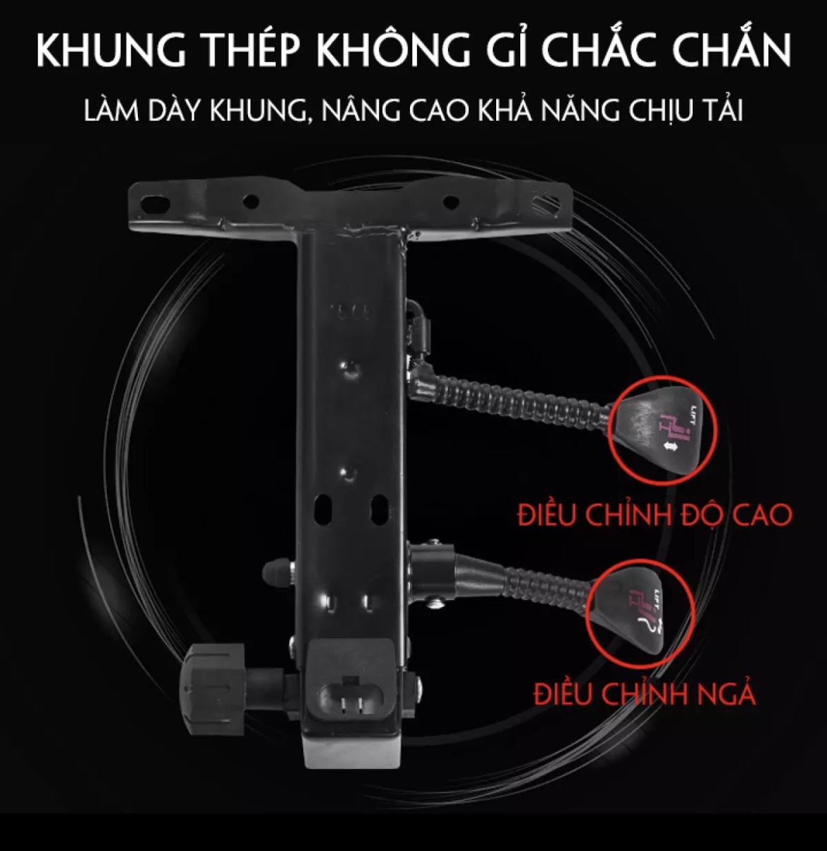 Ghế Gaming CHAHO (Hồng Trắng) - Hàng Nhập Khẩu Chính Hãng - Mẫu Mới Nhất