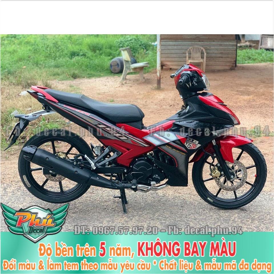 Tem rời EX 150 Y15ZR đỏ đen 2