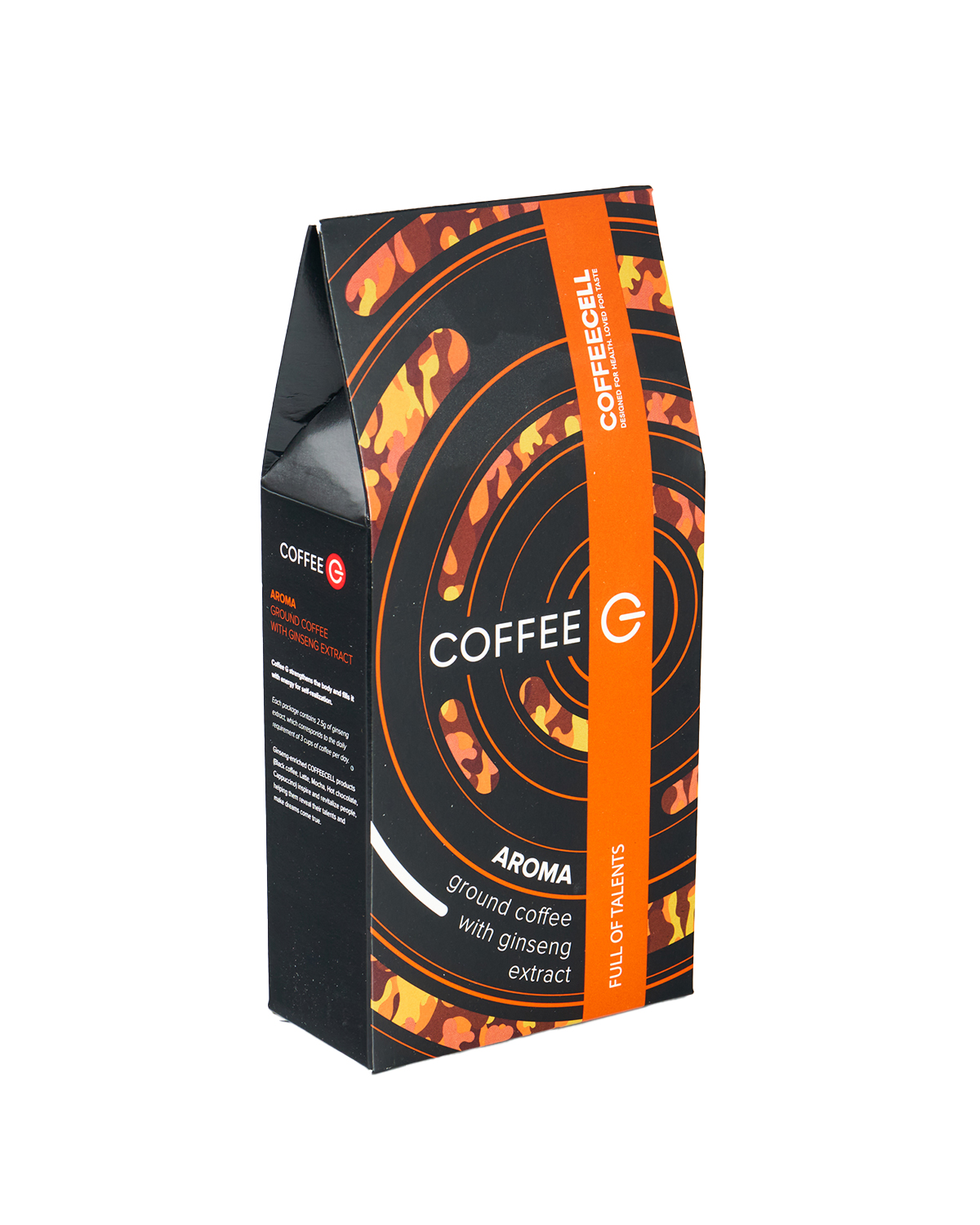 Cà Phê Rang Xay Coffee G Aroma Với Nhân Sâm Hoàng Đế COFFEECELL - Tác phẩm nghệ thuật từ những bậc thầy cà phê chính hiệu của nước Ý - Hàng Chính Hãng