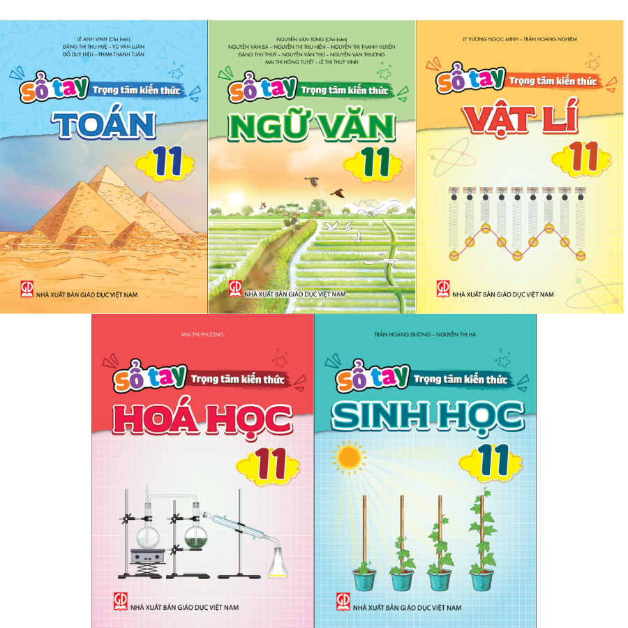 Sách - Sổ Tay Trọng Tâm Kiến Thức Lớp 11 - Các Môn (NXB Giáo Dục)