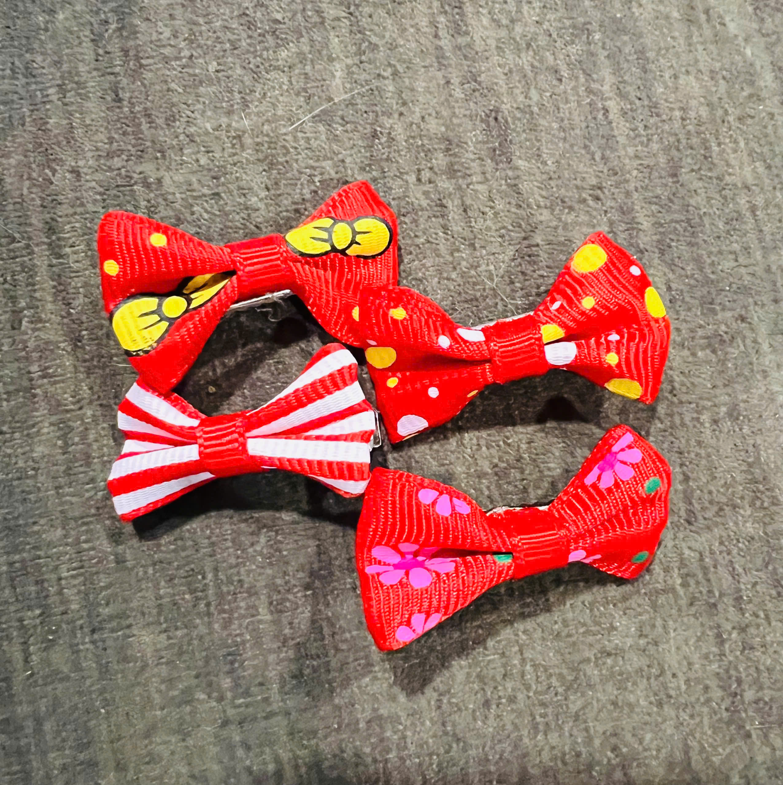 NƠ KẸP TÓC CÀI TÓC THỜI TRANG DỄ THƯƠNG CHO THÚ CƯNG CHÓ MÈO