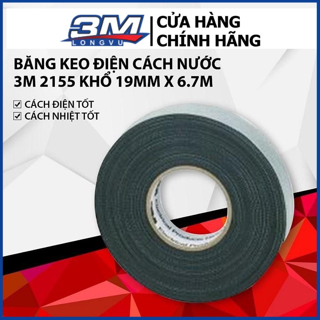 Băng Keo Điện Hạ Thế Dành Cho Cách Nước 3M Temflex 2155 khổ 19mm x 6.7m - 3M Long Vu