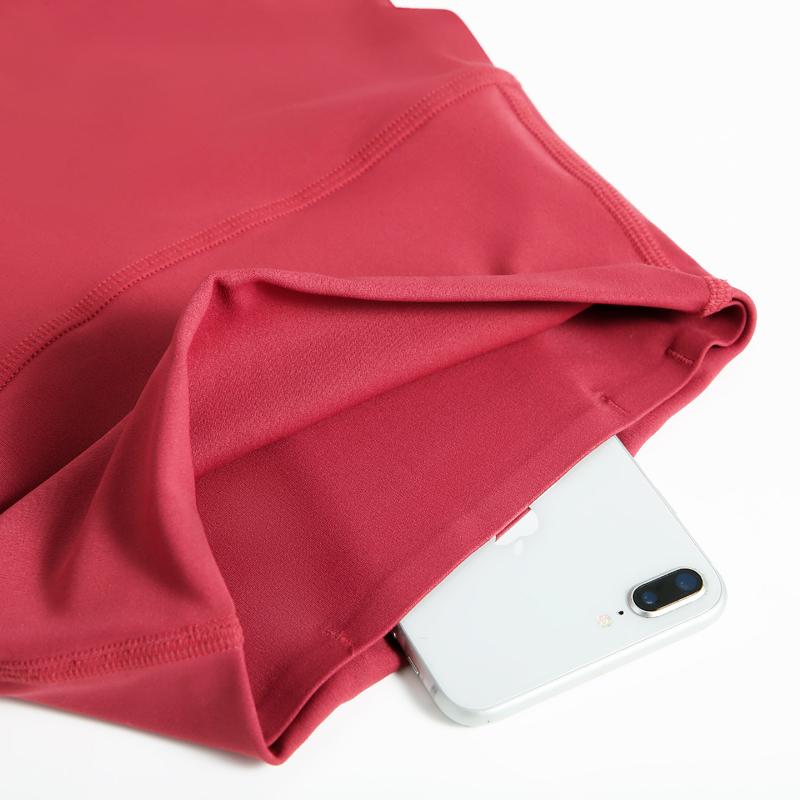 Mới Mùa Hè Quần Legging Nữ Quần Tập Yoga Chặt Cao Cấp Ẩn Túi Thể Thao Nữ Tập Gym Quần Áo 27 màu Sắc