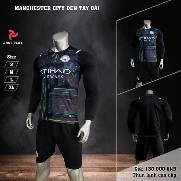 Bộ quần áo Justplay Man City Tay Dài (thun lạnh cao cấp