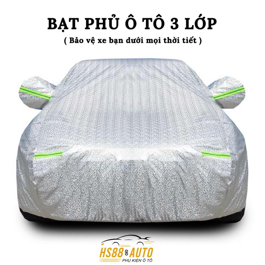 Bạt Phủ Xe Ô Tô 3 Lớp Tráng Nhôm Cao Cấp, Áo Trùm Bảo Vệ Xe TOYOTA CAMRY