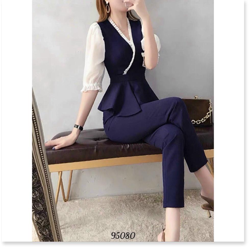 SET BỘ ĐỒ NỮ CỐNG SỞ CỰC XINH , TÔN DÁNG CHO CÁC CHỊ EM KME FASHION