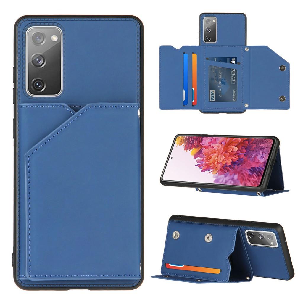 Ốp điện thoại ví da có ngăn đựng thẻ cho Samsung Galaxy Note20Ultra S20 FE S20 Ultra S20Plus S20+ M51Note10 Lite S10