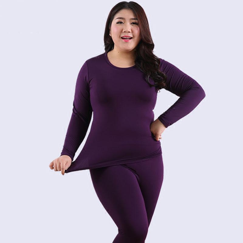 2019 Nhiệt nữ Bộ Đồ Lót Nỉ Dài Johns Cho Nữ Áo Lót Ren Mỏng Ấm Quần Lót Ropa Mujer "Invierno Plus kích thước