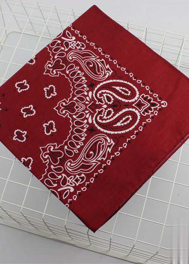 Khăn Bandana Màu Đỏ Đô - Mã B007