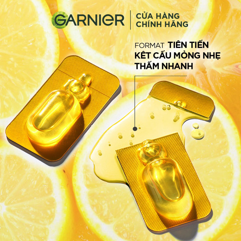 Tinh Chất Cô Đặc Tăng Cường Sáng Da Mờ Thâm Garnier New Bright Complete Vitamin C Ampoule Serum