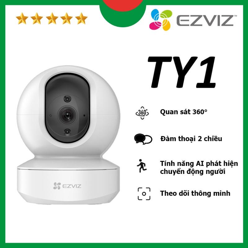 Camera wifi Ezviz TY1 4MP siêu nét, quay quét 360 độ, đàm thoại 2 chiều - Hàng chính hãng