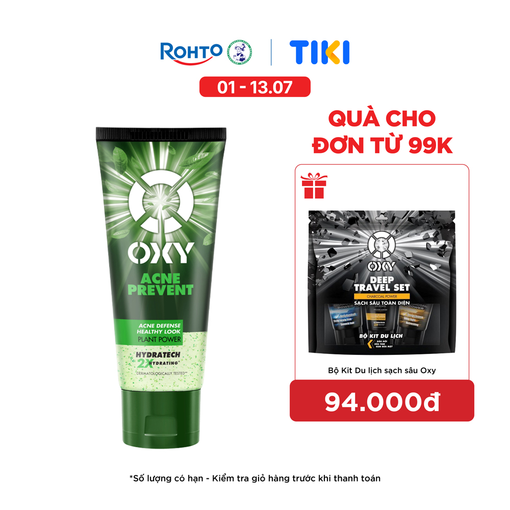 Gel Rửa Mặt Oxy Acne Prevent 100g