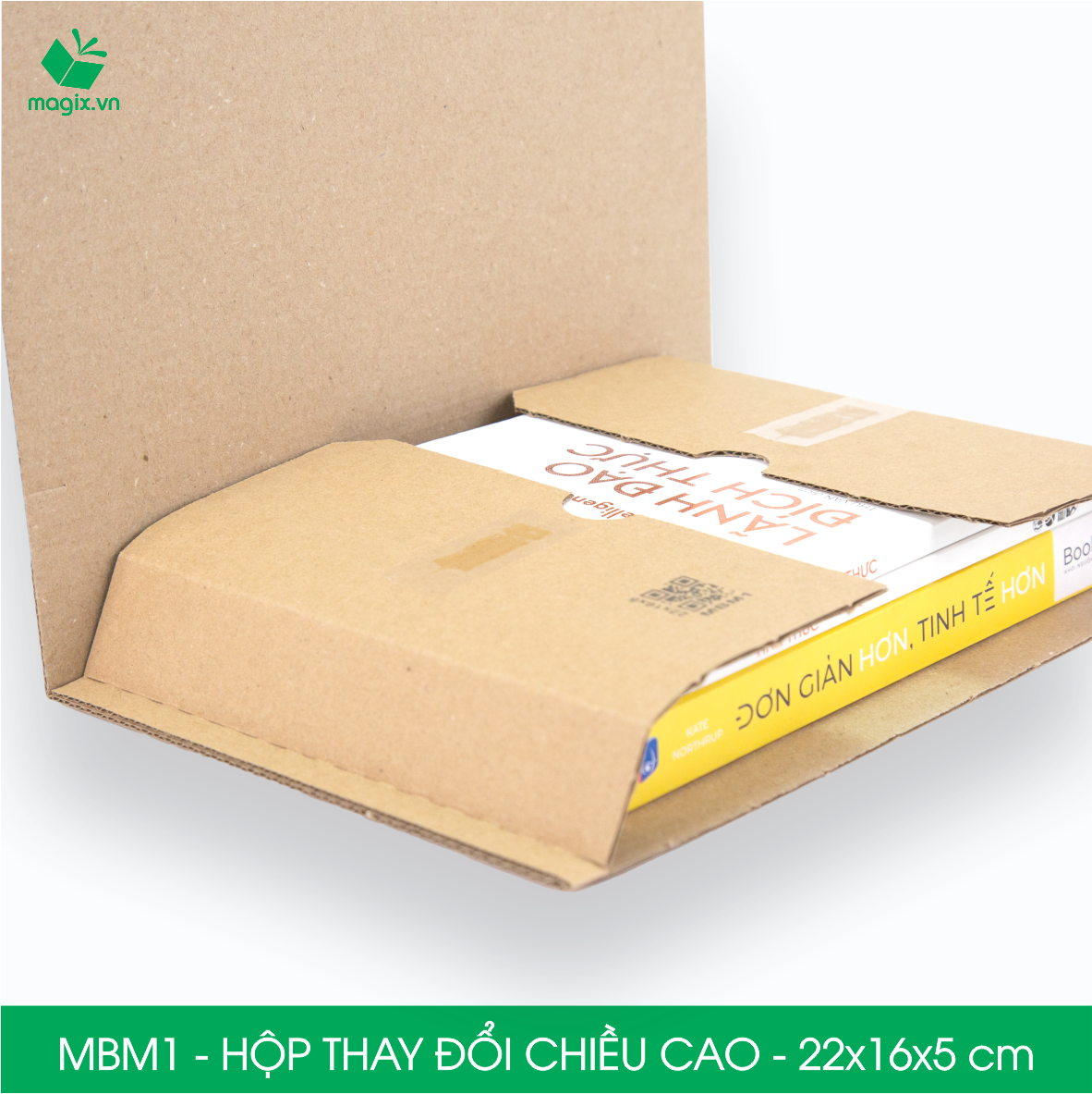 MBM6 - 41x32x7cm - Combo 60 Hộp carton thay đổi chiều cao - Thùng carton đóng hàng