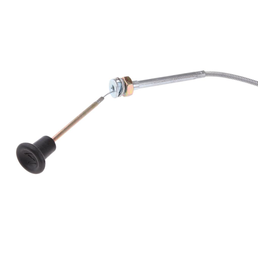 2x Universal Push Pull Choke Throttle Cable 60" Conduit Length Tractor Mower