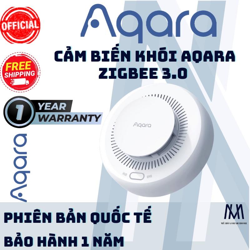 Cảm biến khói Aqara Zigbee 3.0 bản Quốc Tế - Thiết bị báo cháy, Gửi thông báo lên lên điện thoại, Tương thích HomeKit