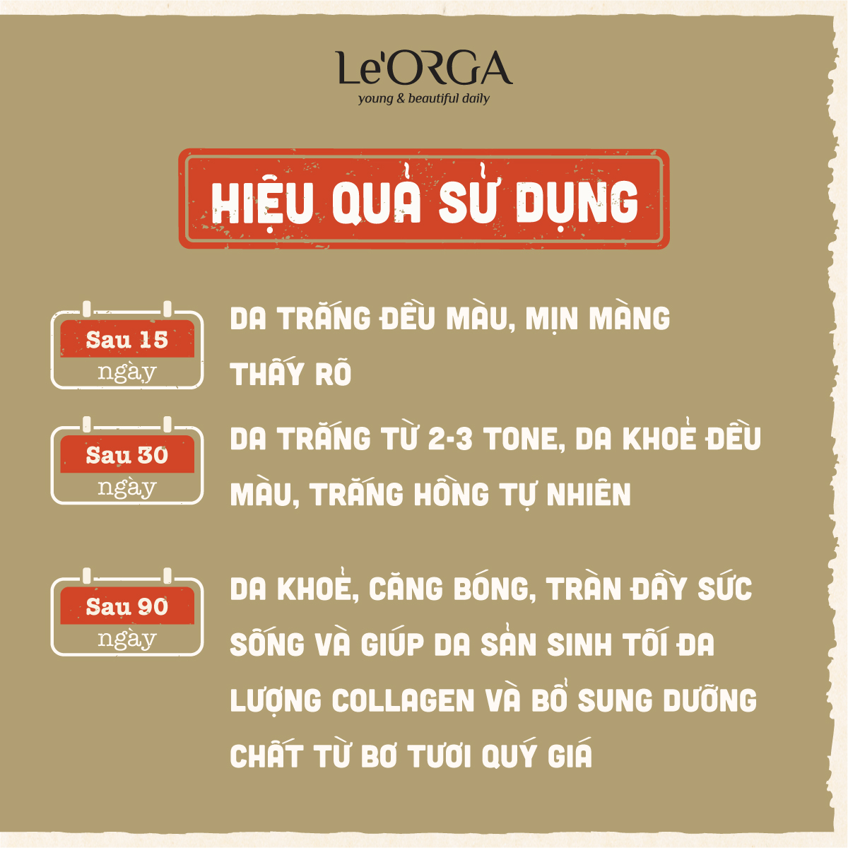 KEM DƯỠNG DA BAN NGÀY LE’ORGA ORGANIC WHITE – SIÊU PHẨM DƯỠNG TRẮNG DA TOÀN DIỆN 3 in 1