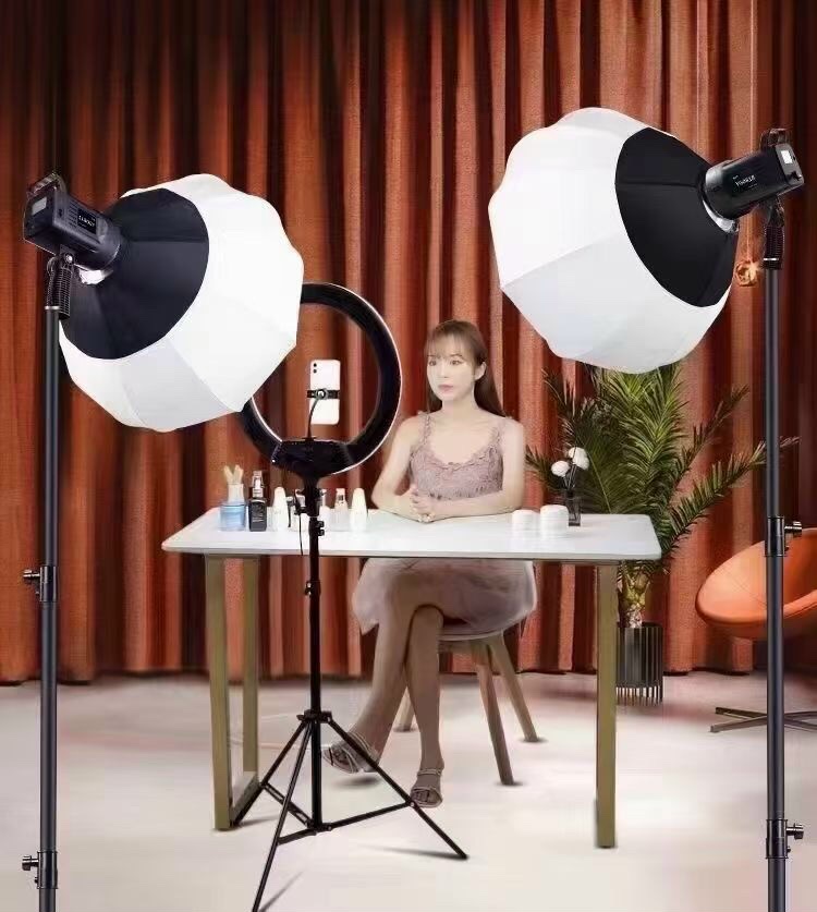 Đèn mặt trăng softbox  MT11A kèm chân đèn chắc chắn chuyên chụp ảnh studio quay phim make up phun xăm thẩm mỹ hair salon quay tiktok bán hàng online hàng nhập khẩu