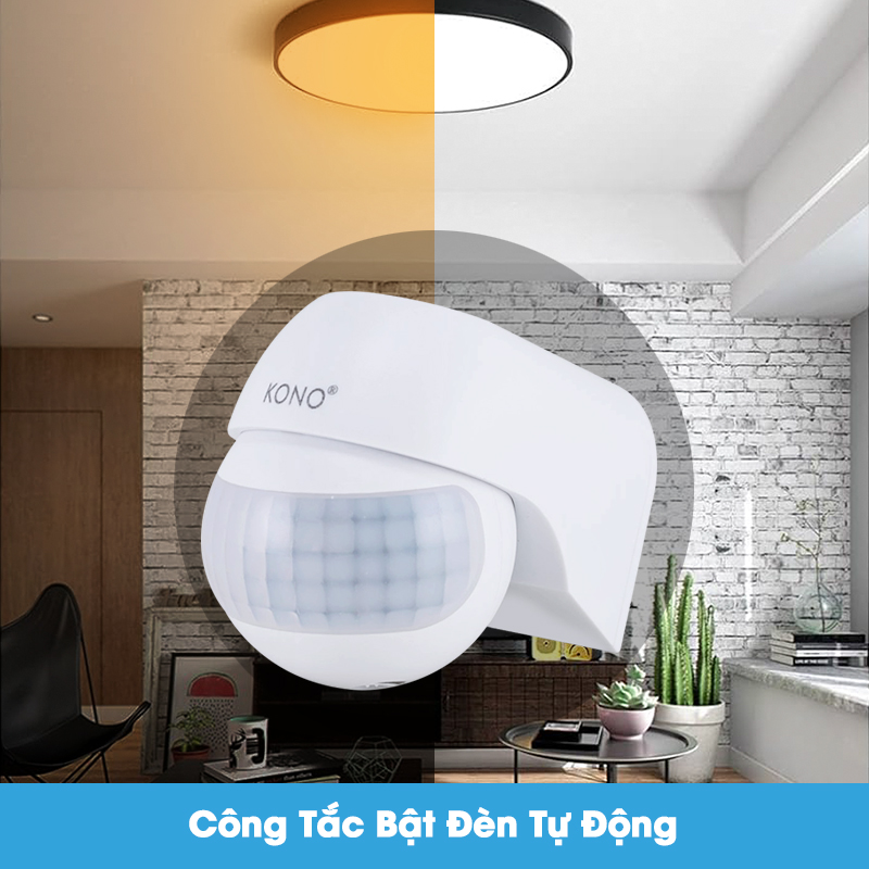 Bật đèn tự động gắn tường KONO KN-S15B