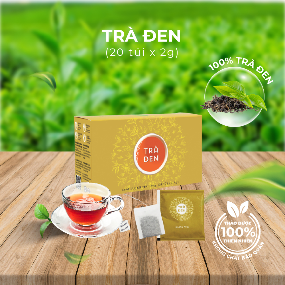Trà Đen Túi Lọc Sunbeleaf - TDSBL - Trà Đen Hỗ Trợ Thanh Nhiệt, Hương Vị Đậm Đà