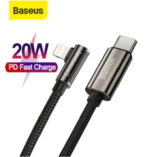 Cáp sạc Baseus iPhone 20W đầu gập Baseus Legend Series Elbow Fast Charging Data Cable Type C to IP PD 20W - Hàng chính hãng