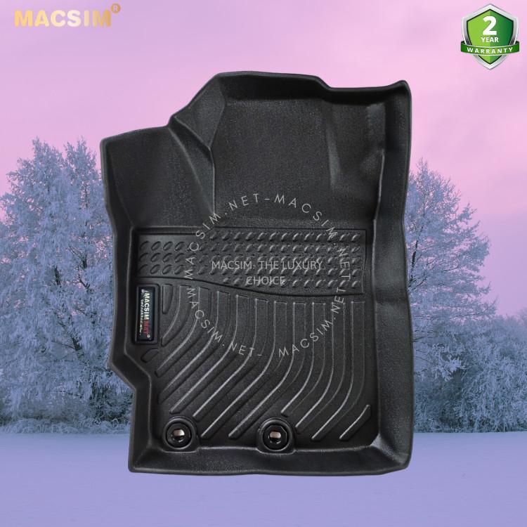 Thảm lót sàn xe ô tô Toyota Vios 2014 - nay  Nhãn hiệu Macsim chất liệu nhựa TPE cao cấp màu đen