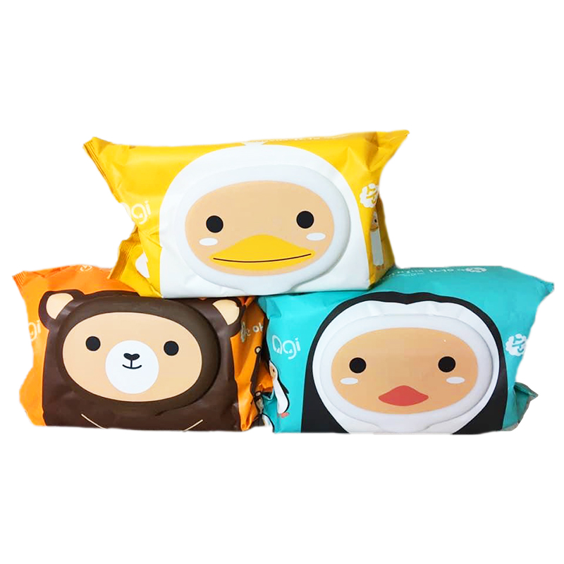 Khăn ướt Agi, Khăn giấy ướt không mùi chính hãng mềm mịn an toàn cho bé yêu Baby-S – SKH011