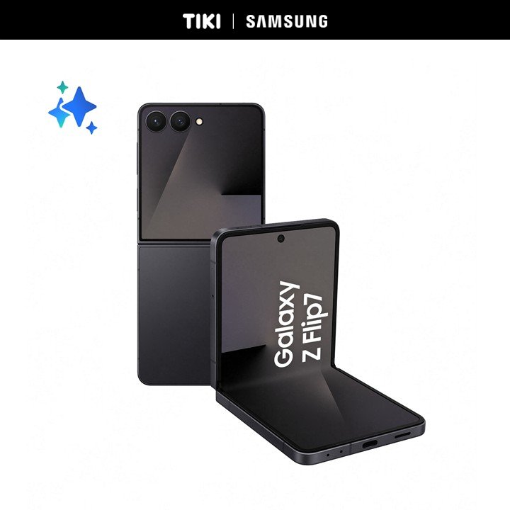 Điện thoại Samsung Galaxy Z Flip7, Điện thoại AI, Màn hình ngoài vô cực 4.1&quot;, Camera selfie 50MP, Mỏng nhất - Hàng Chính Hãng