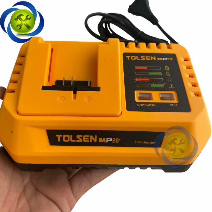 Sạc Pin 20V 4.0Ah công suất 110W Tolsen 87486