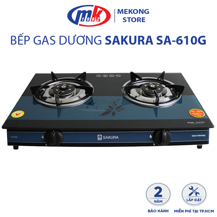 Bếp Gas Dương Sakura SA-610G - Hàng Chính Hãng