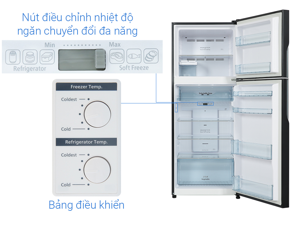 Tủ Lạnh Hitachi Inverter 366 lít R-FVX480PGV9 - Hàng Chính Hãng - Chỉ Giao Hà Nội