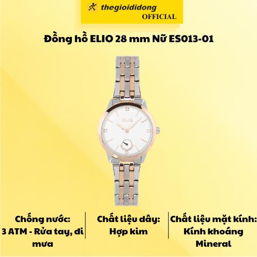 Đồng hồ ELIO 28 mm Nữ ES013-01 - Hàng Chính Hãng