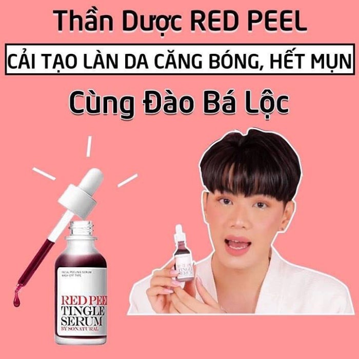 Red Peel Tingle Serum tinh chất tái tạo da sinh học mờ thâm trắng da So Natural 35ml