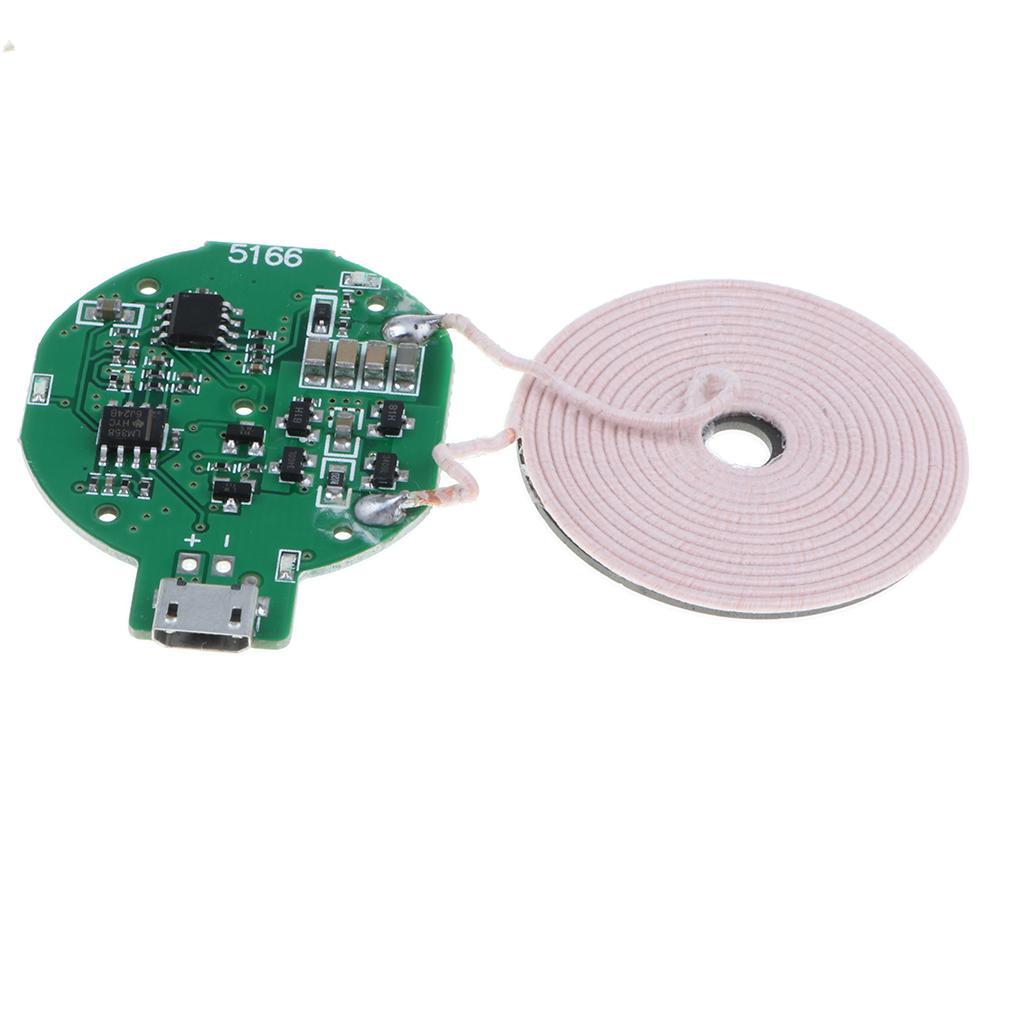 2x DIY Wireless Charger Circuit Board Coil Charging Pad for Smartphone