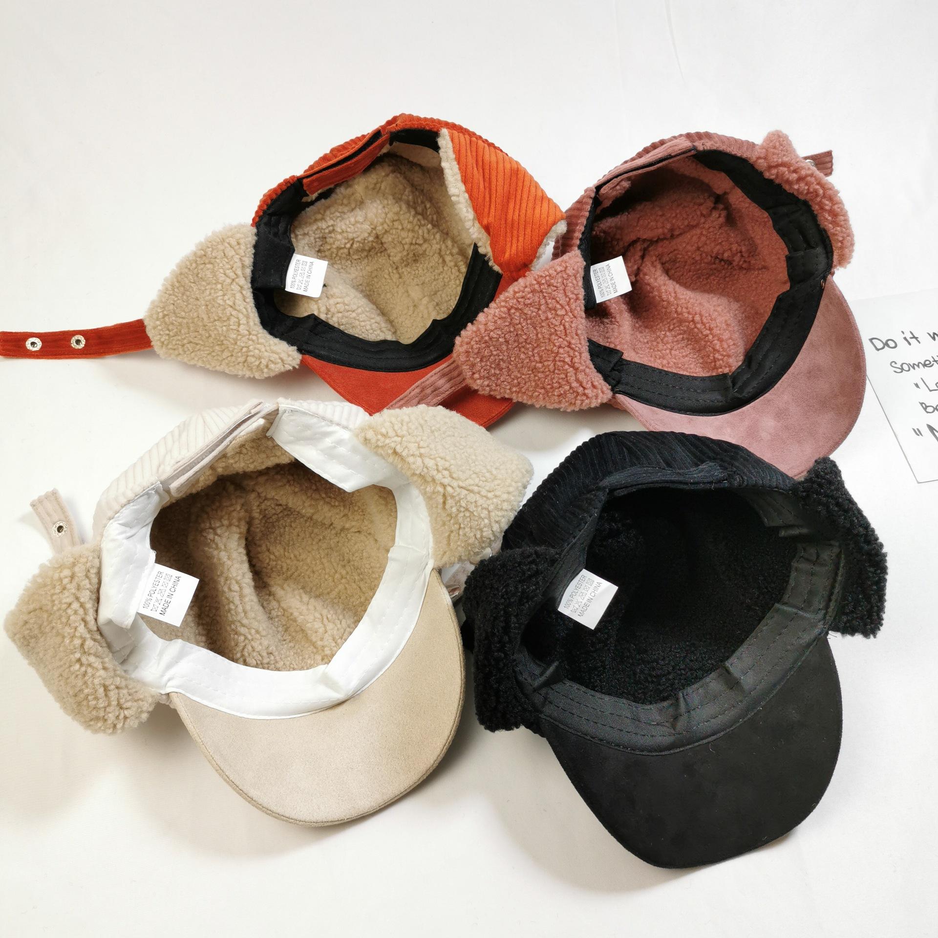Bé Bé Trai Bé Gái Nón Mùa Đông Dày Plus Nhung Tai Ấm Cho Bé Sang Trọng Nón Lưỡi Trai Trẻ Em Beanies Cho 1-6y Trẻ Em Mũ Lưỡi Trai