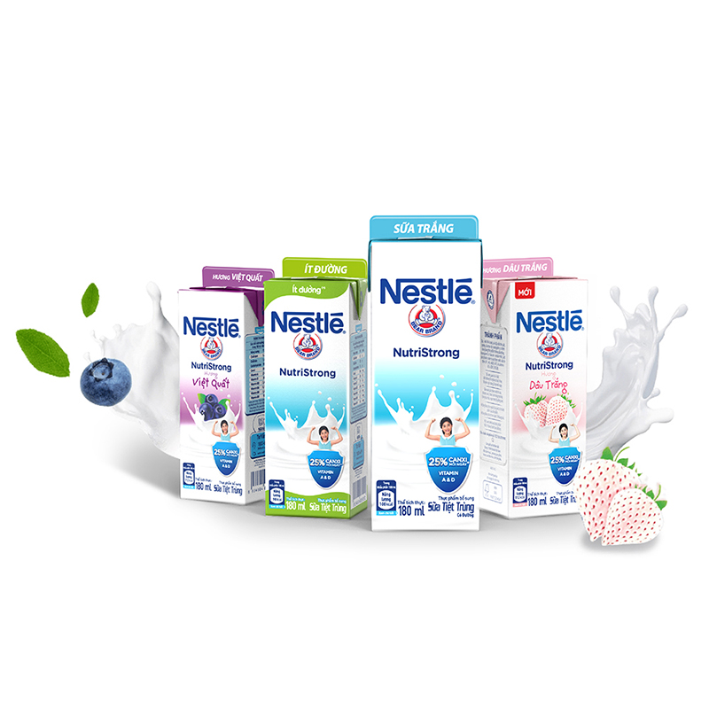 [PHIÊN BẢN THẺ CÀO MỖI LỐC] Thùng 48 hộp sữa Nestlé Gấu có đường (48 x 115ml)