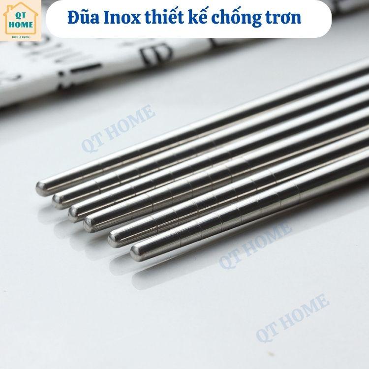 Bộ Đũa Thìa / Muỗng Văn Phòng Chất Liệu Inox và Sứ, Bộ Đồ Ăn Cá Nhân Có Hộp Đựng