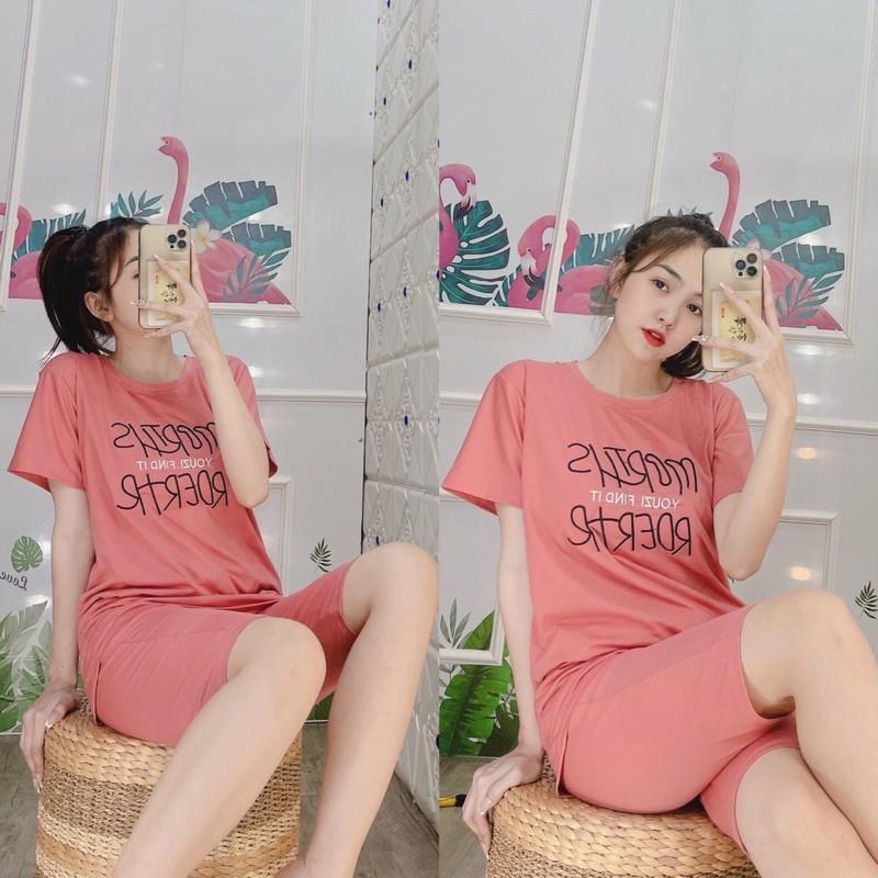 Set bộ, bộ đồ thun lửng mặc nhà dễ thương