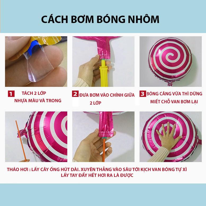 Set trang trí sinh nhật bé gái tone hồng pastel AR005